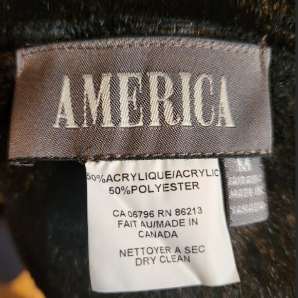 Suede / Faux Fur Double Breasted Jacket - 3qtr Length – MEDIUM (in Brown) - Picture 6 of 6